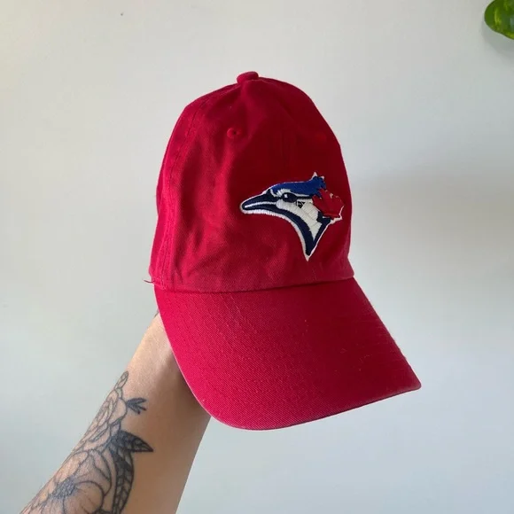 Red Women's Cap - Picture 6 of 6